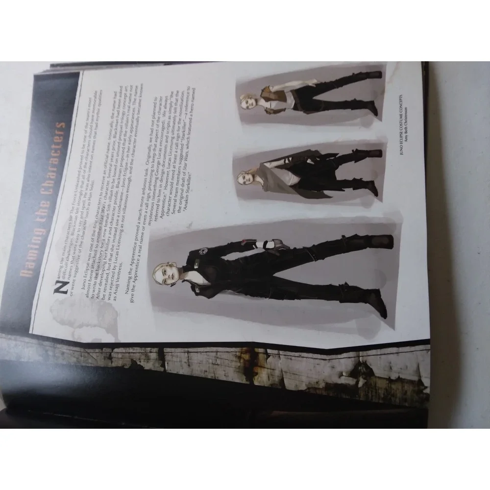 Star Wars FORCE unleashed BOOK behind the scenes look at making the game